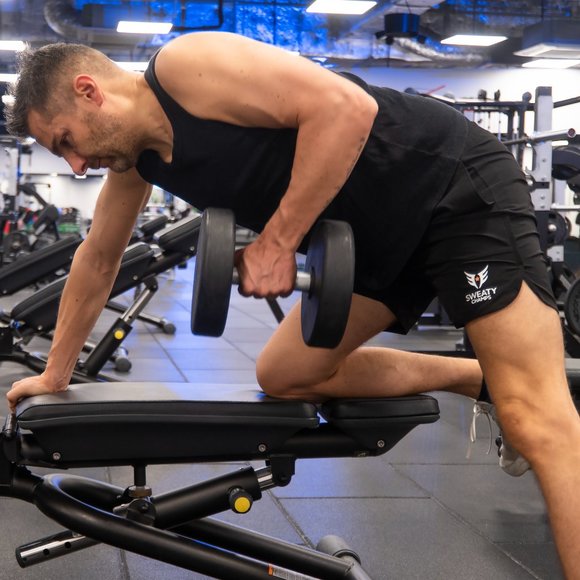 Sweaty Champs Mens Workout Gym Shorts - Picture 4 of 6